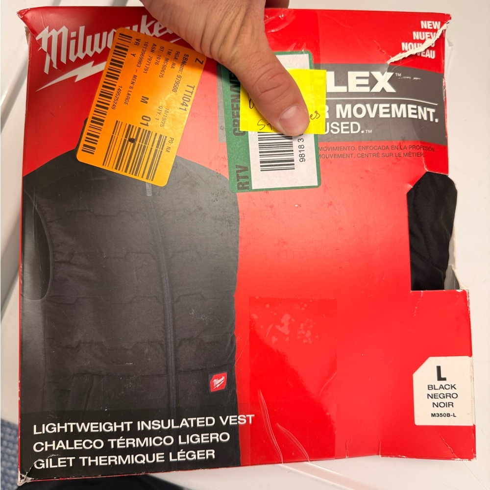 Milwaukee Black Insulated Vest